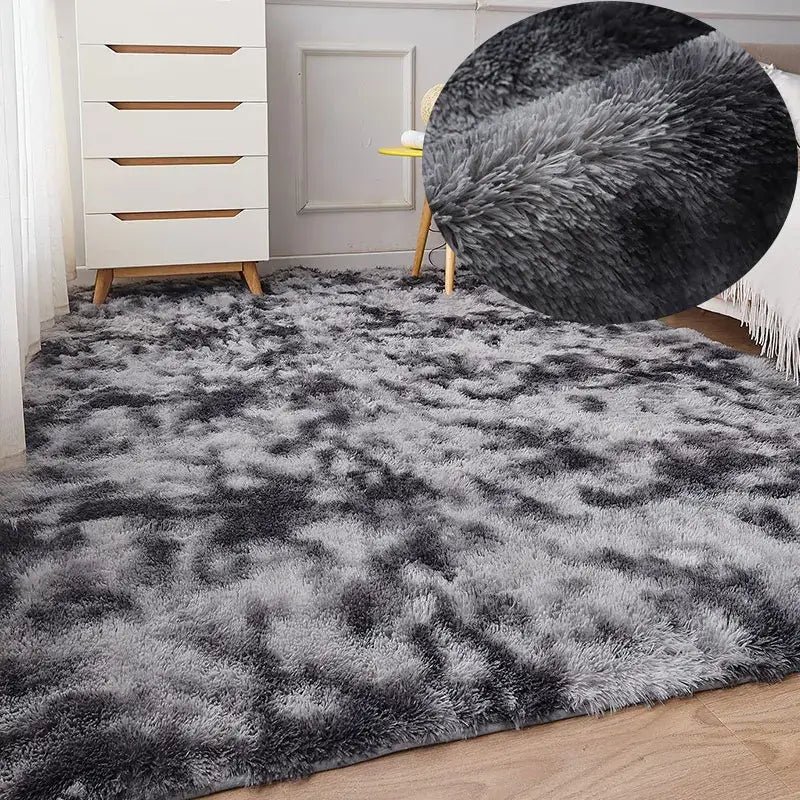 Tapis en Fourrure - HairyRugs - Gris