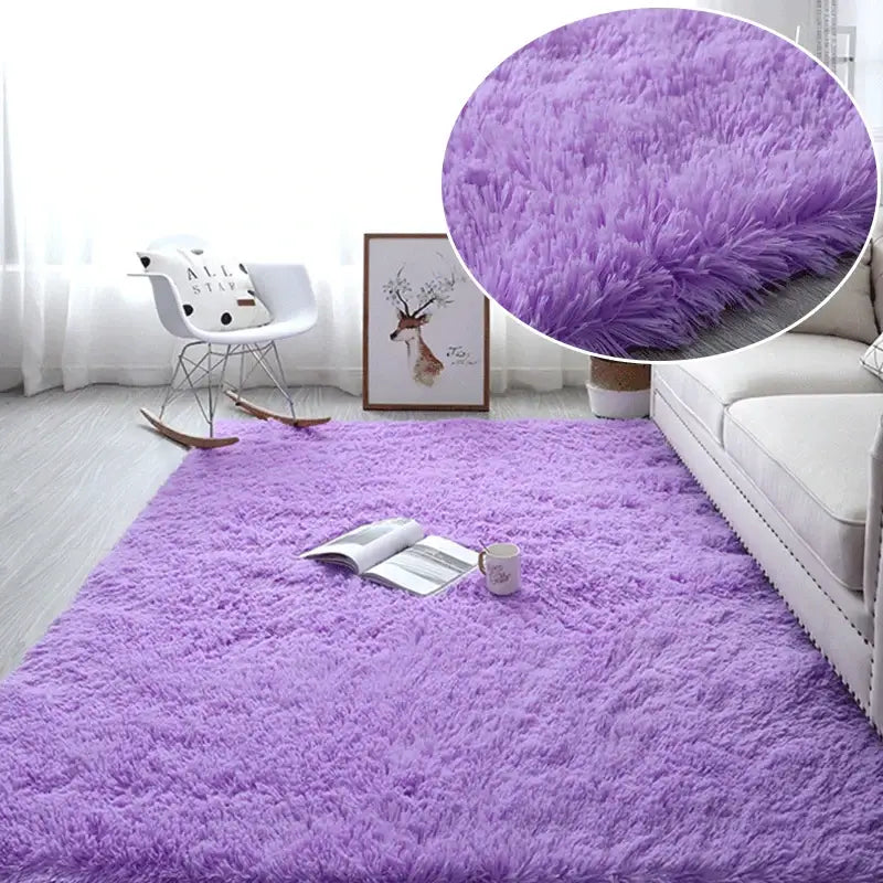 Tapis en Fourrure - HairyRugs - Mauve