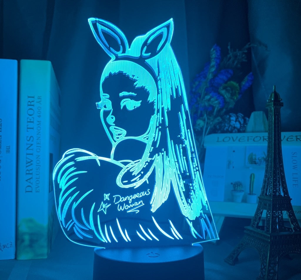 Acrylic 3D Small Night Lamp LED Remote Control Lamp