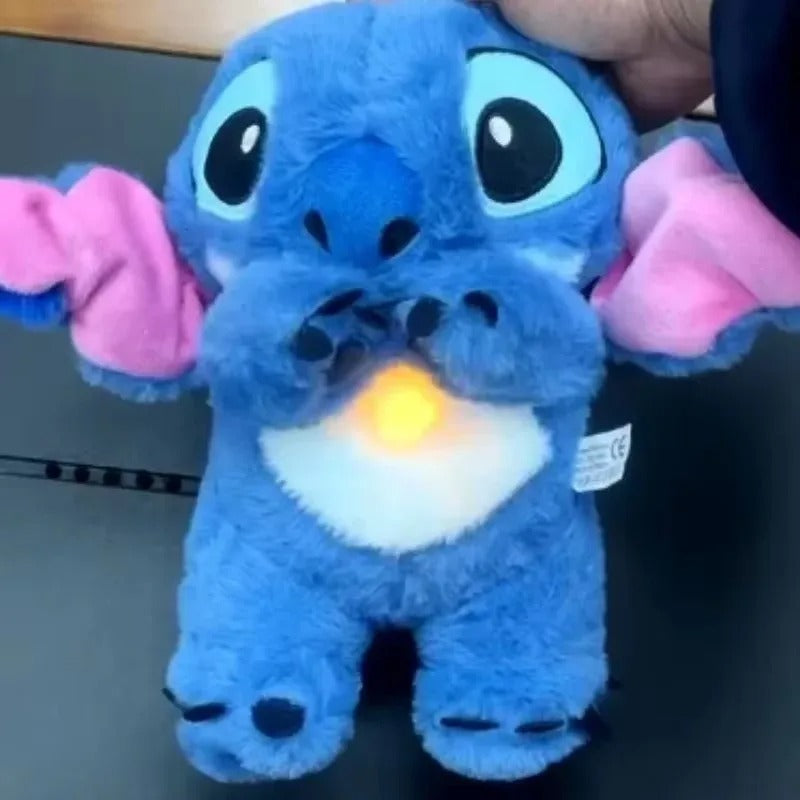 Peluche Stitch qui respire avec berceuse apaisante