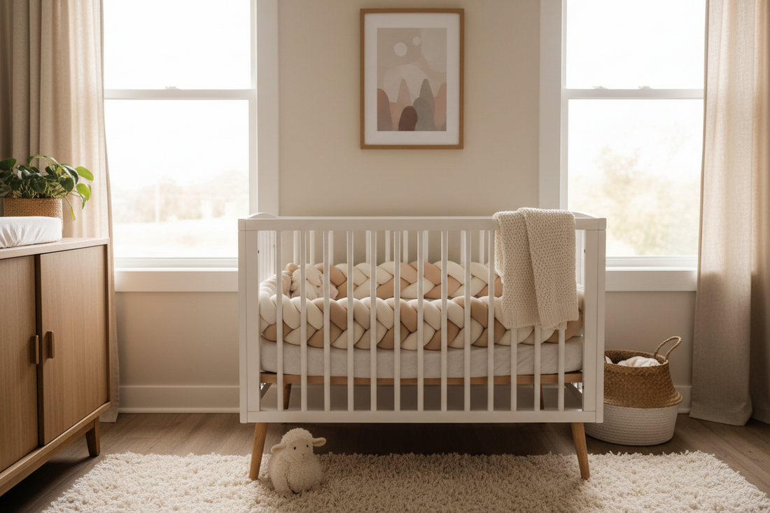 Pourquoi les tours de lit tressés deviennent l'accessoire de chambre de bébé préféré des parents