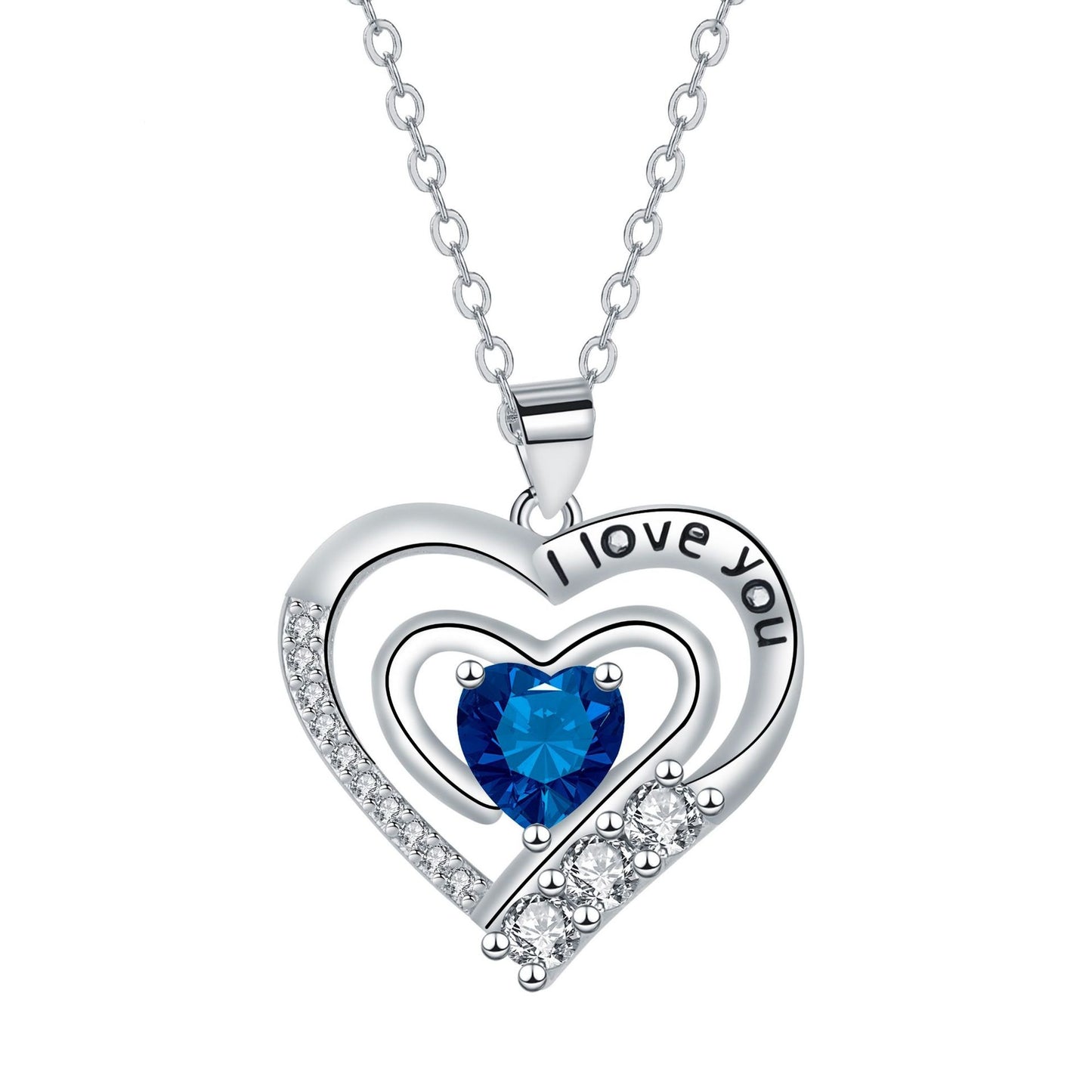 Fashion Romantic Love Surrounded Female Pendant Necklace