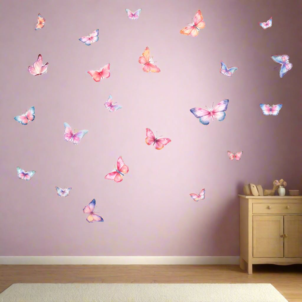 Décoration Murale - ButterfliesSticker™- MultiColore