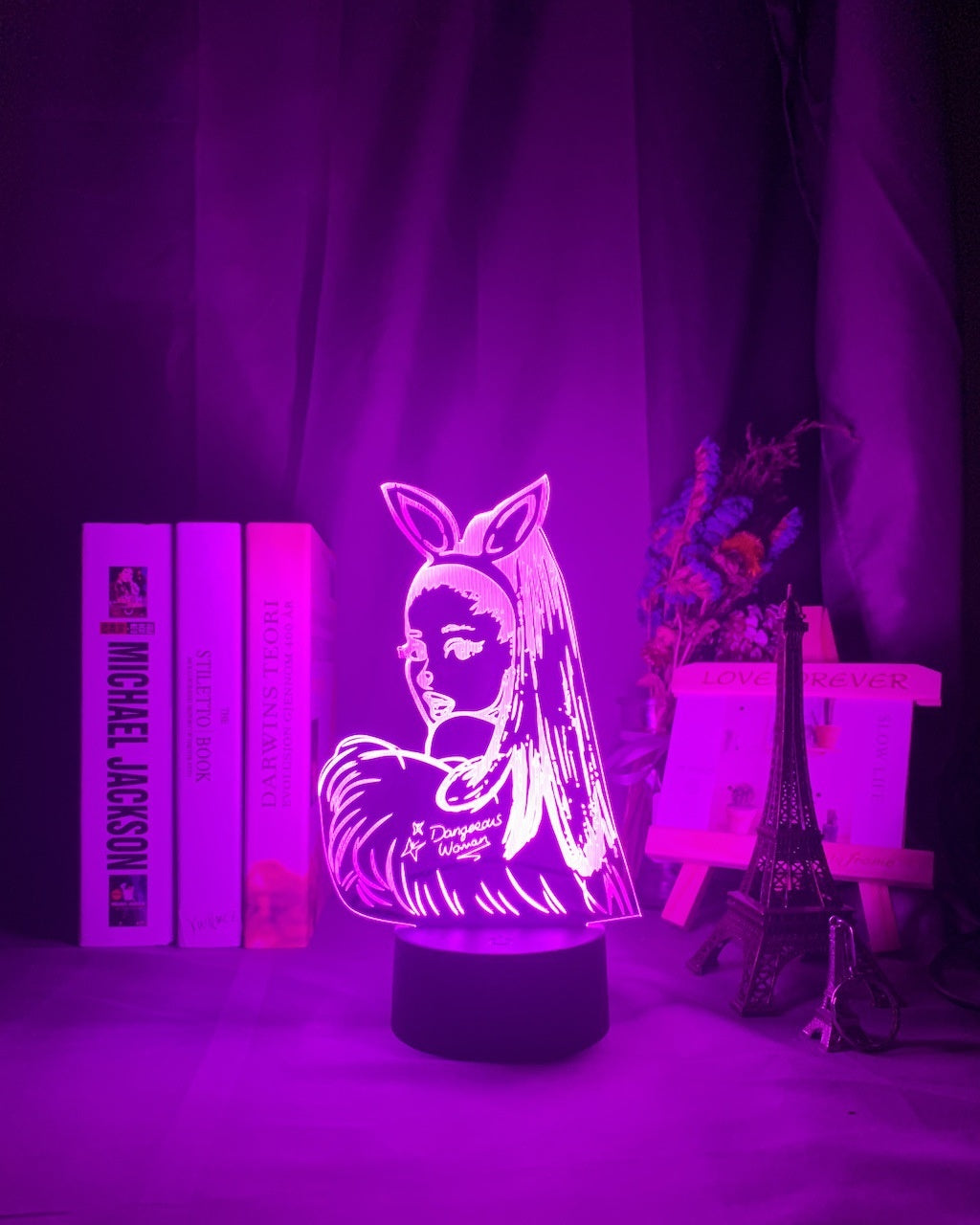 Acrylic 3D Small Night Lamp LED Remote Control Lamp